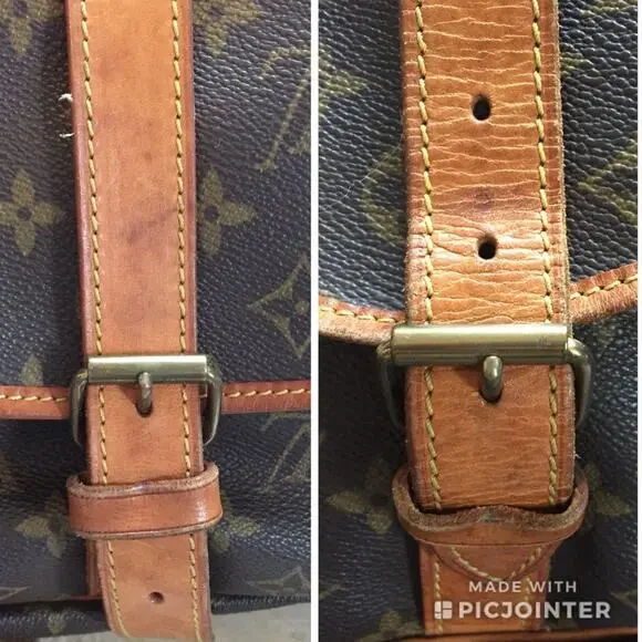 Louis Vuitton Saumur 35 crossbody bag carryall monogram vintage - Picture 3 of 8